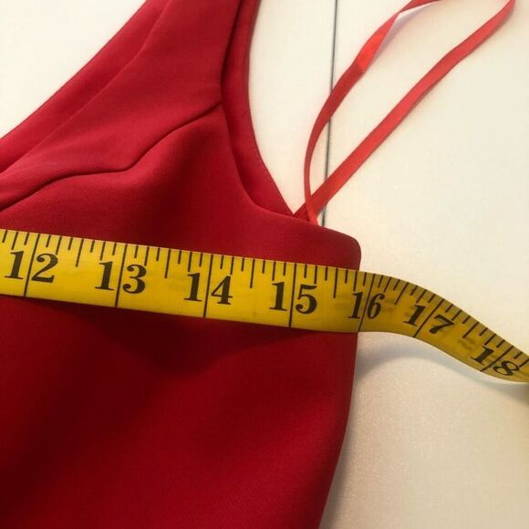 Mac Duggal Red Sleeveless Dress - Picture 12 of 14